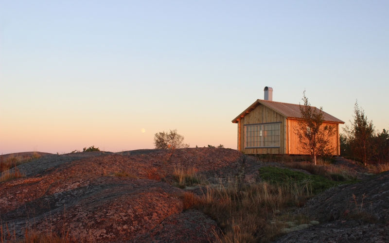 Klobben vid Silverskär toppstugan