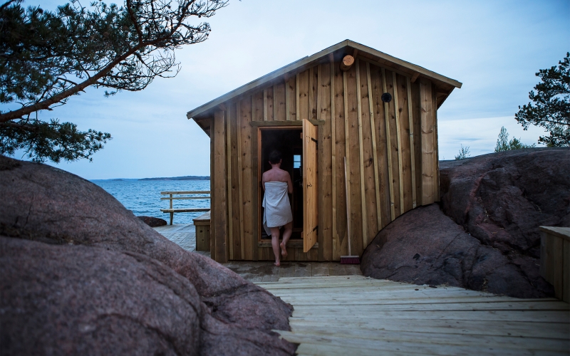 Klobben vid Silverskär bastu