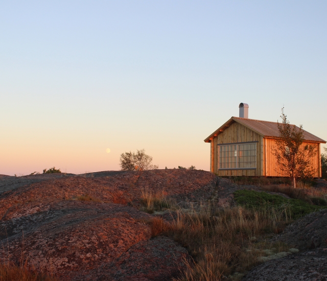 Klobben vid Silverskär toppstugan